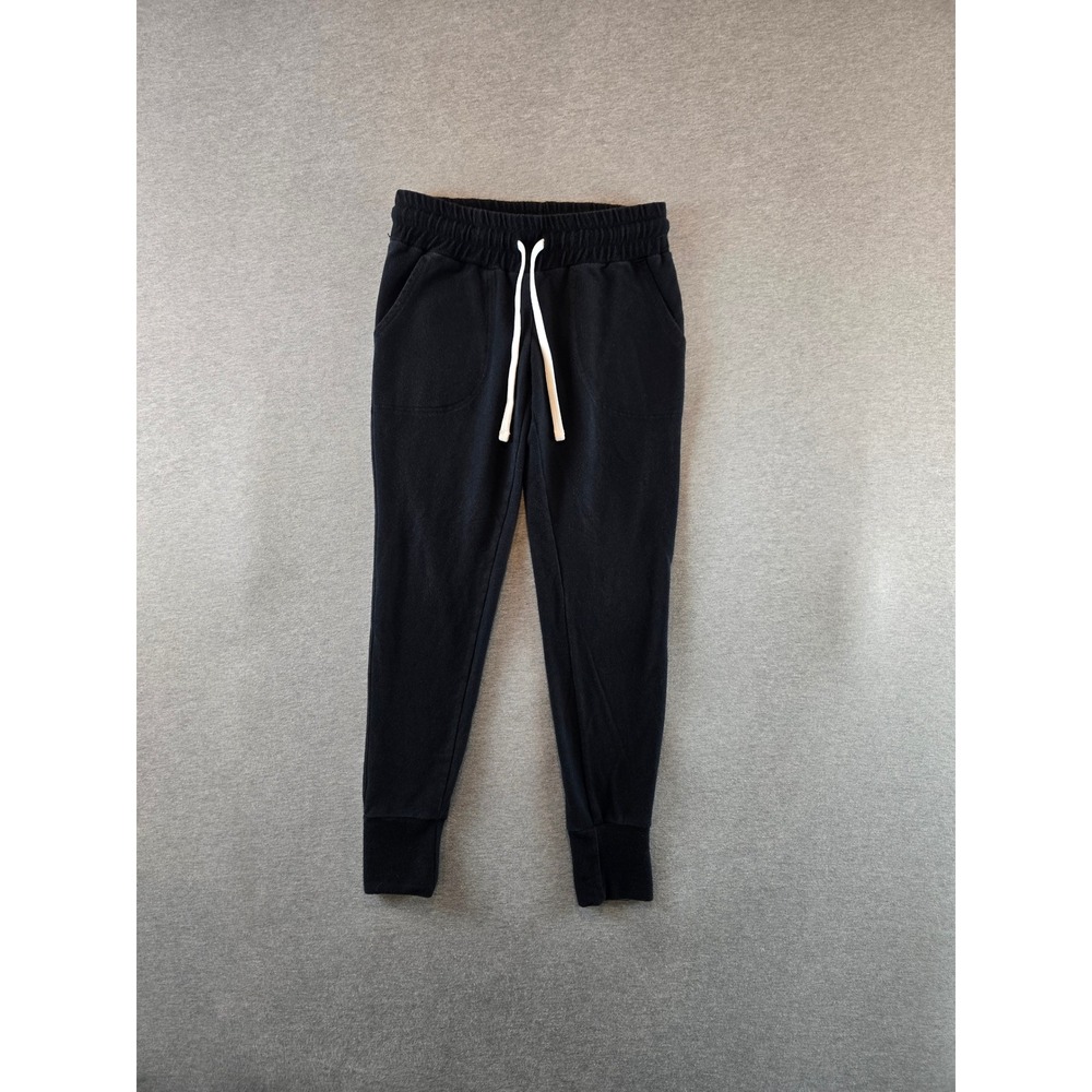 FP Movement Joggers Women XS Black Cotton Modal Drawstring High Rise Pants